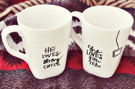 His + Her DIY Mug