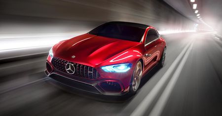 Genewa 2017: Mercedes-AMG GT Concept - czterodrzwiowy sportowiec z napędem hybrydowym