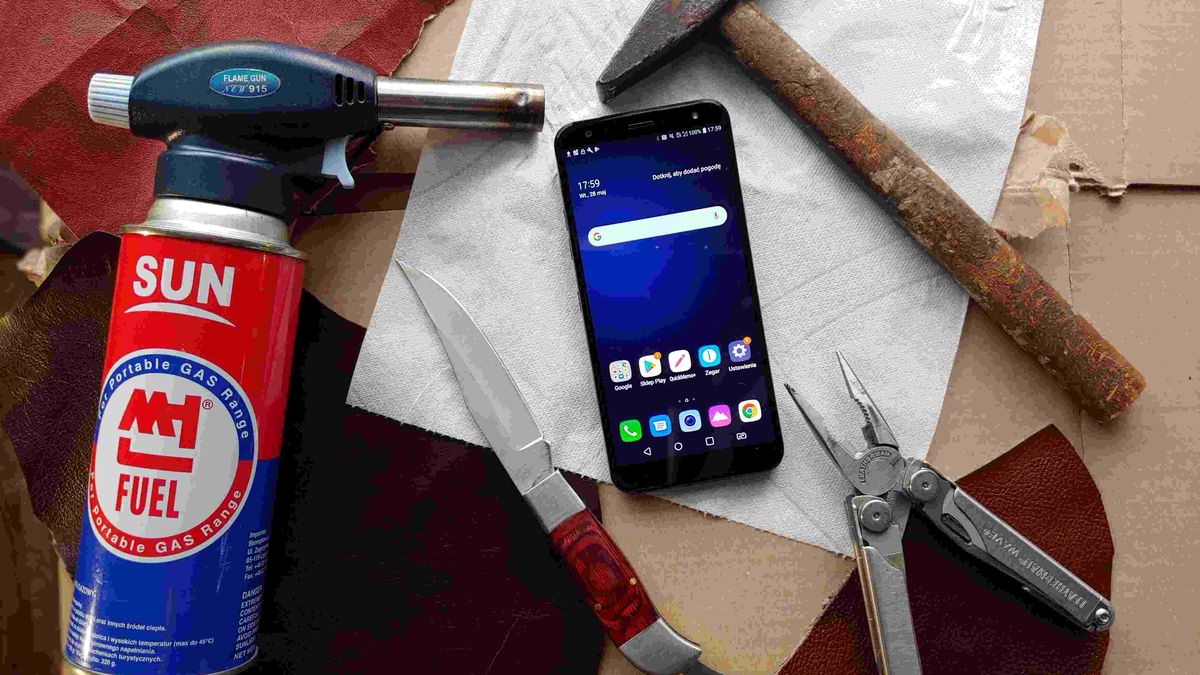 LG K40 – Test wytrzymałości