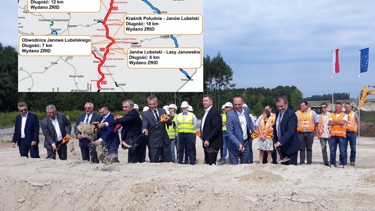 Oficjalnie ruszyły prace przy S19 w woj. lubelskim