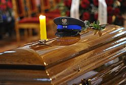 Pożegnanie policjanta i jego rodziny