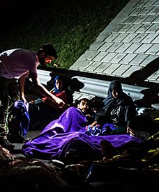 Marsz imigrantów na Budapeszt