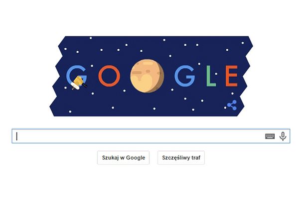 Pluton w Doodle. Google przygotowało specjalną animację