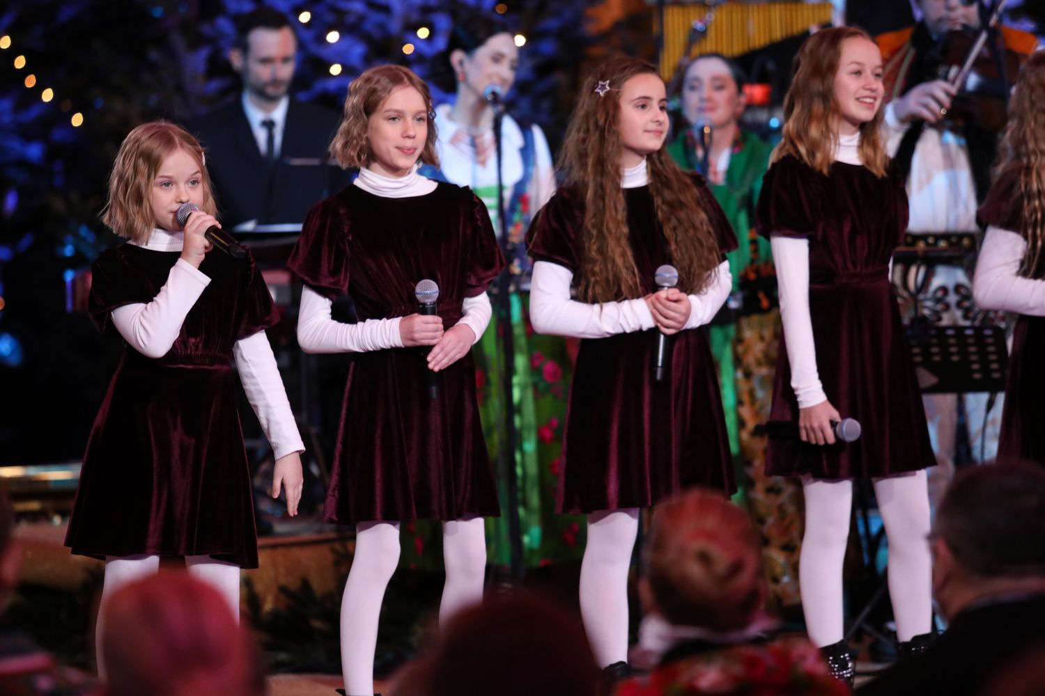 Alicja Tracz, Lena Marzec, Nikola Fiedor, Agata Serwin, Gabriela Katzer - koncert kolęd w Zakopanem