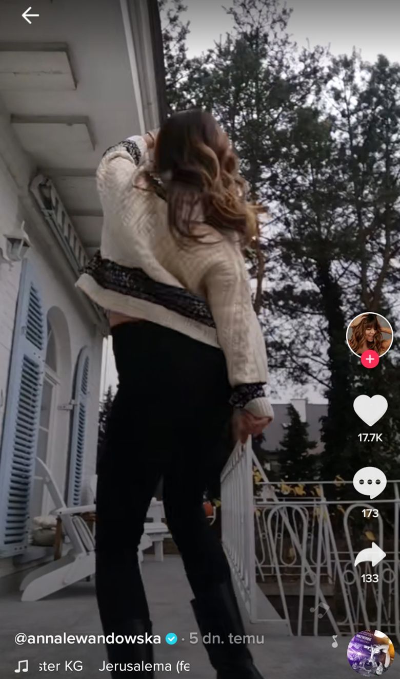 Anna Lewandowska zaliczyła wpadkę na TikToku