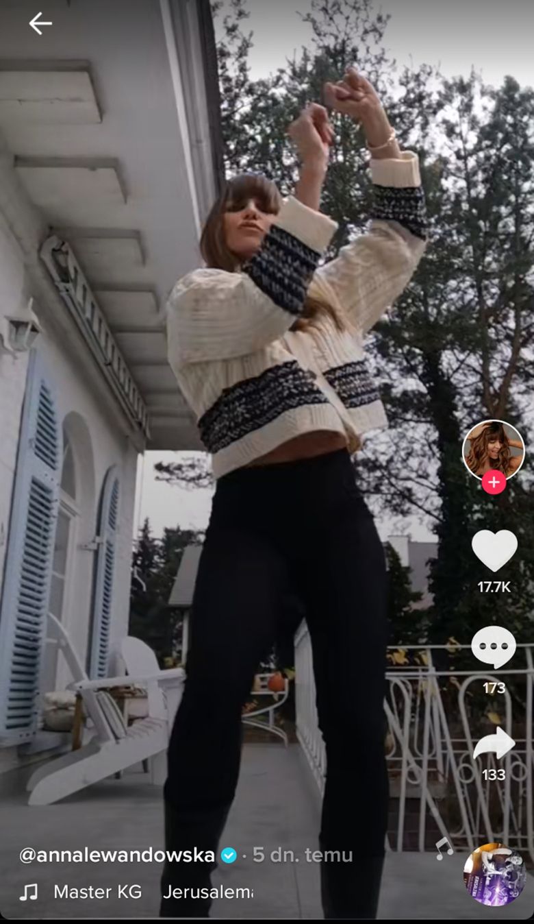Anna Lewandowska zaliczyła wpadkę na TikToku