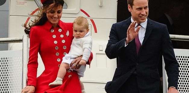 Kate i William w Nowej Zelandii. Pierwsza oficjalna podróż księcia Jerzego! FOTO