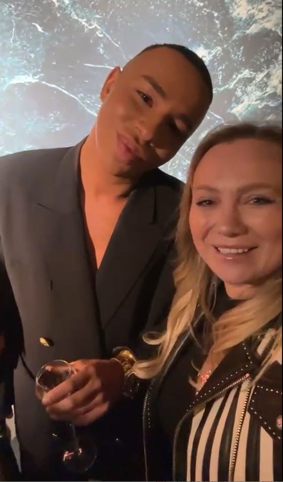 Zuzanna Anna Kamińska (Zozo Design) i Olivier Rousteing (Balmain)
