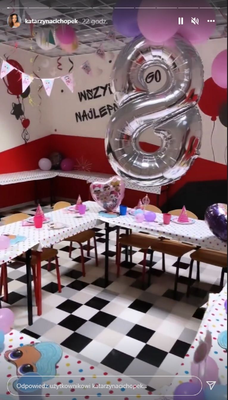 Katarzyna Cichopek - 8. urodziny córki