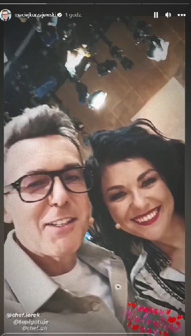 Kasia Cichopek i Maciej Kurzajewski - walentynki 2023