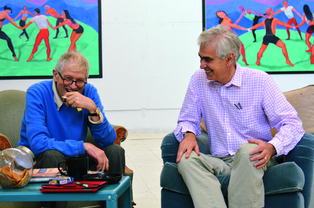 David Hockney and Martin Gayford, Los Angeles August 2014 