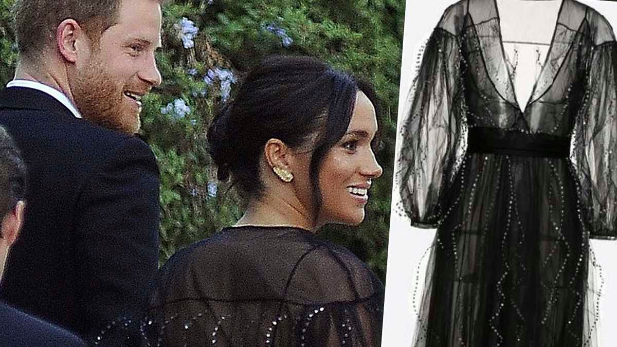 Meghan Markle w prześwitującej kreacji na ślubie przyjaciół! Tak seksownie jeszcze nie wyglądała!