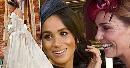 Hit czy kit? Meghan Markle i księżna Kate oceniły suknię ślubną księżniczki Eugenii!