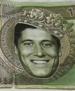 Oszust zapłacił w sklepie setką z Lewandowskim