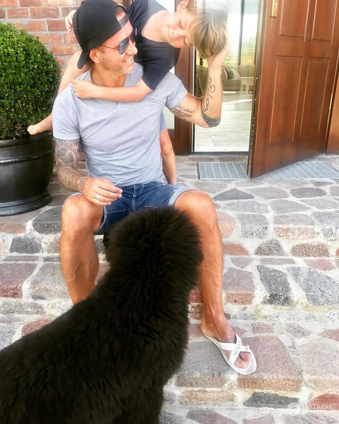 Małgorzata Rozenek z rodziną na Mazurach Siedlisko 518