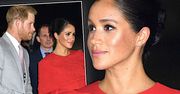 Meghan Markle olśniła wyglądem w Maroku. Jej mini pięknie podkreśliła ciążowe krągłości