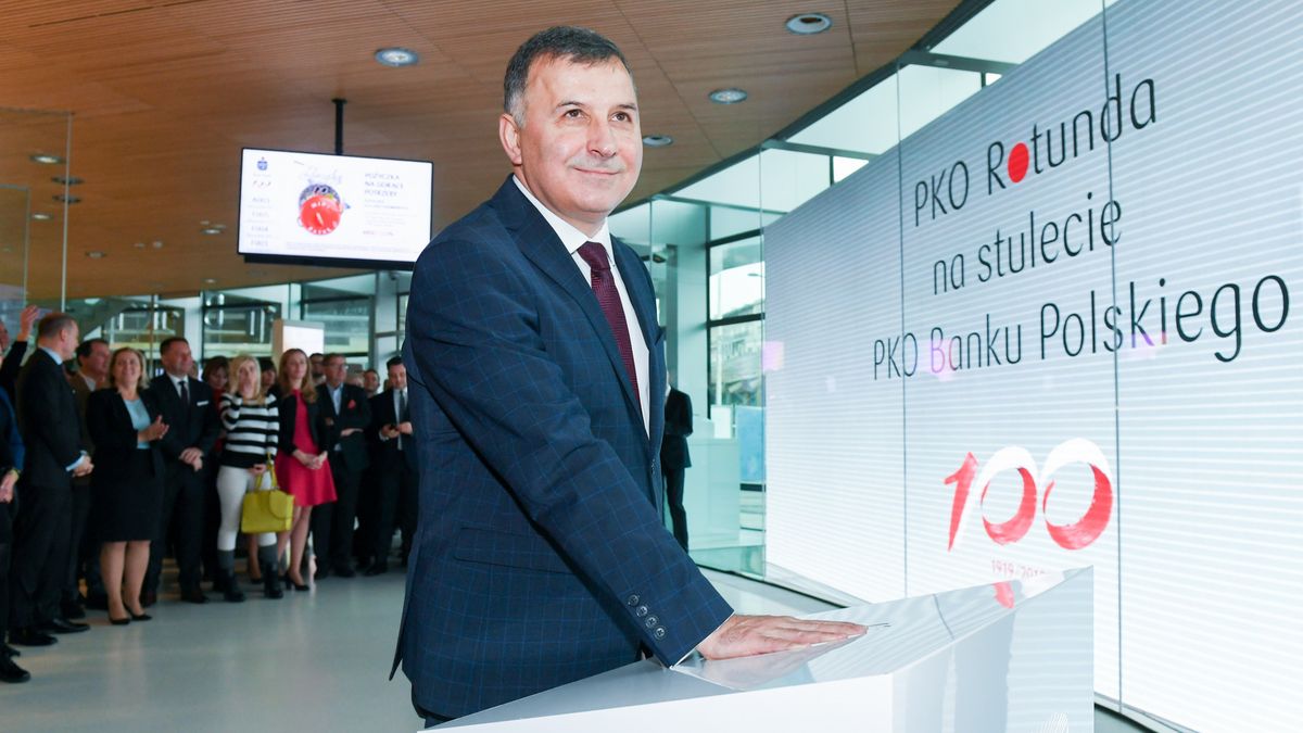Zbigniew Jagiełło od lat stoi na czele PKO BP.
