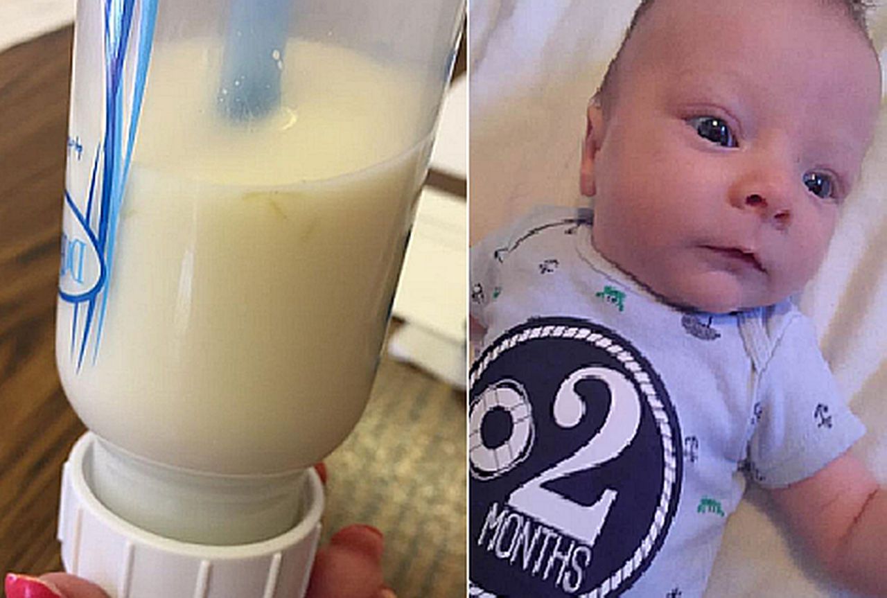 Nieprzyjemna niespodzianka w mleku dla dzieci