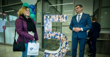 Jest się czym chwalić. 5-milionowy pasażer na lotnisku w Krakowie