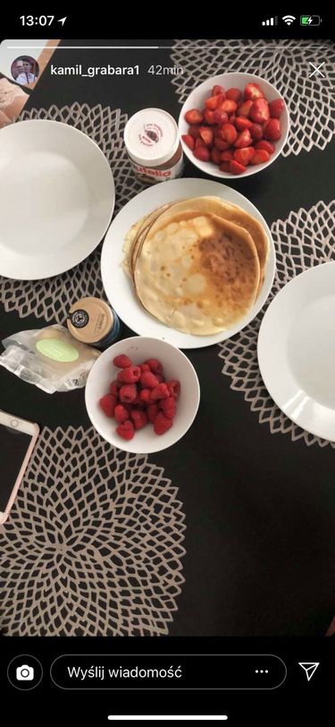 Wspólne śniadanie Poli Lis i Kamila Grabary
