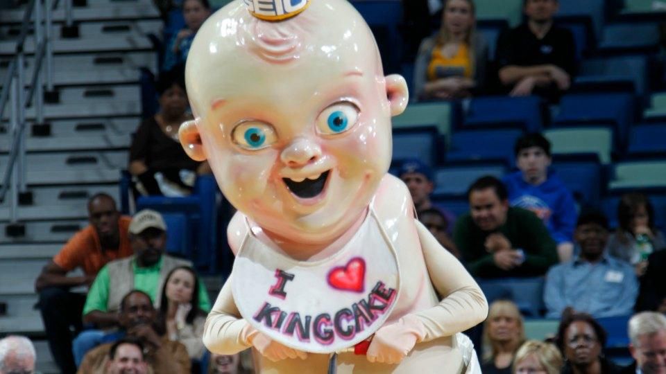 King Cake Baby - spacerujący niemowlak