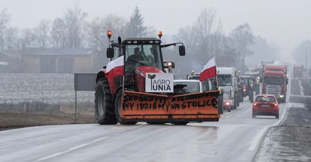 Protest rolników. Blokada dróg w kilku województwach