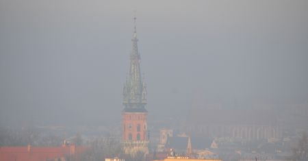 Smog Kraków - 9 grudnia