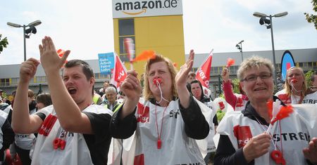Europejski strajk pracowników Amazona