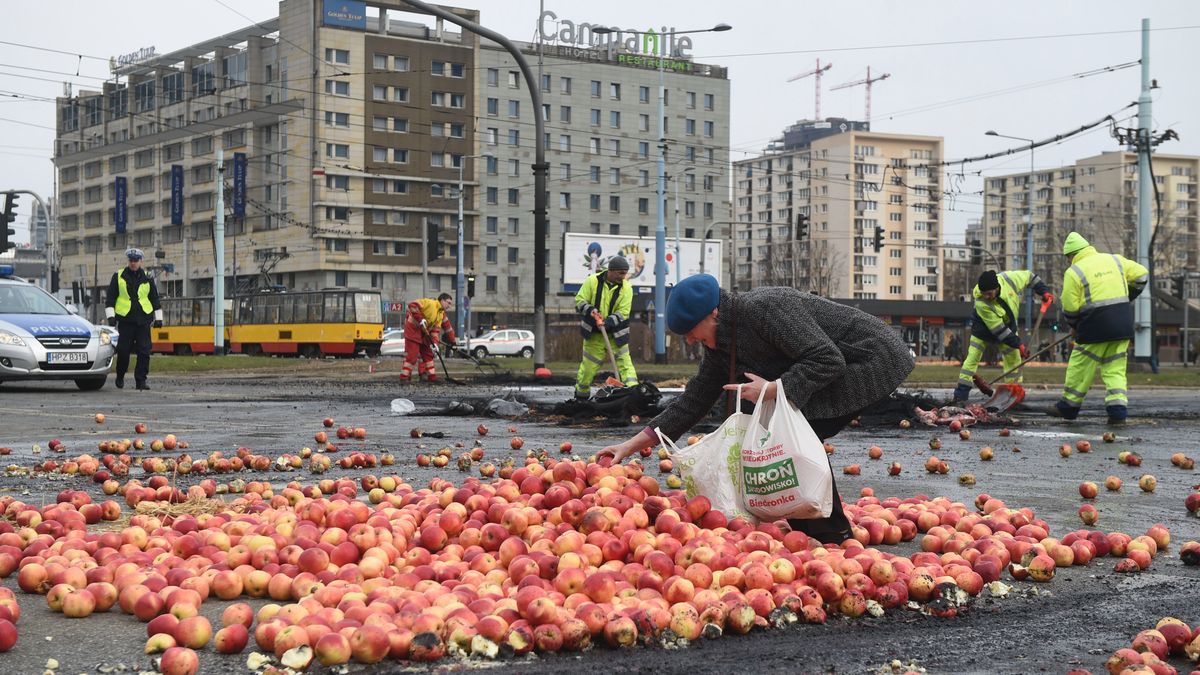 Protest rolników czy marnowanie żywności? 