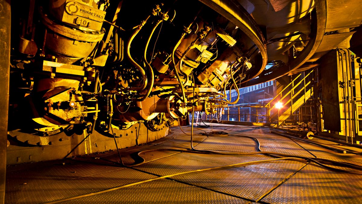 Tak prezentuje się wielki piec, który wkrótce zostanie wygaszony.