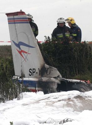 Pod Krakowem spadła awionetka