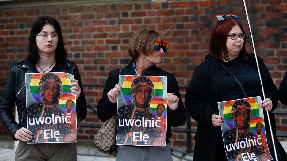 W Krakowie protestowano w obronie Elżbiety P.