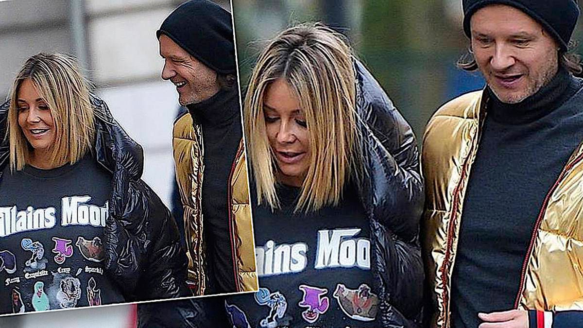 Małgorzata Rozenek i Radosław Majdan na spacerze