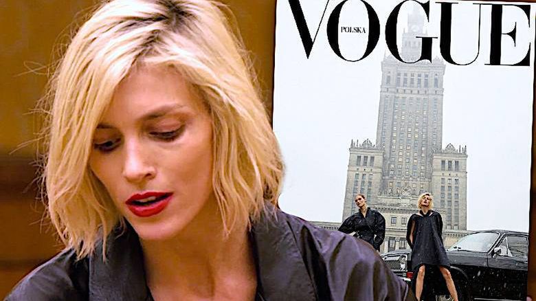 Anja Rubik o okładce Vogue Polska