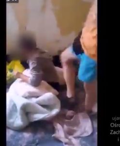 Dzieci w patriotycznych bluzach atakują bezdomną. Porażający filmik