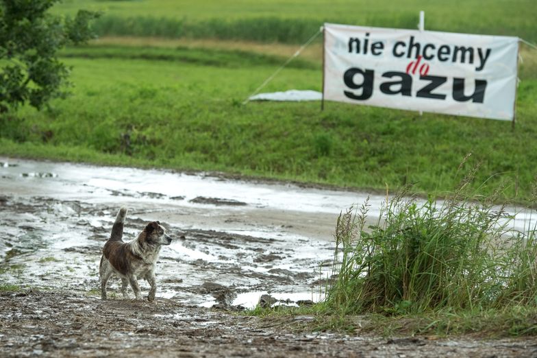 2013 r. Protest przeciwko poszukiwaniu gazu łupkowego przez firmę Chevron