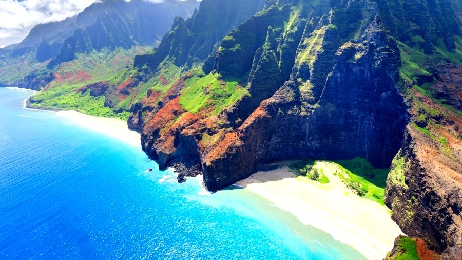 Rajska wyspa Kauai na Hawajach liczy sobie 6 mln lat