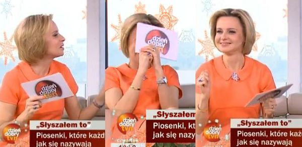 Jolanta Pieńkowska śpiewa na antenie "Dzień dobry TVN"