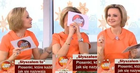 Jolanta Pieńkowska śpiewa na antenie "Dzień dobry TVN"