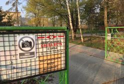 Strajk nauczycieli. W szkole Zalewskiej grożą policją, na płocie "zakaz fotografowania"