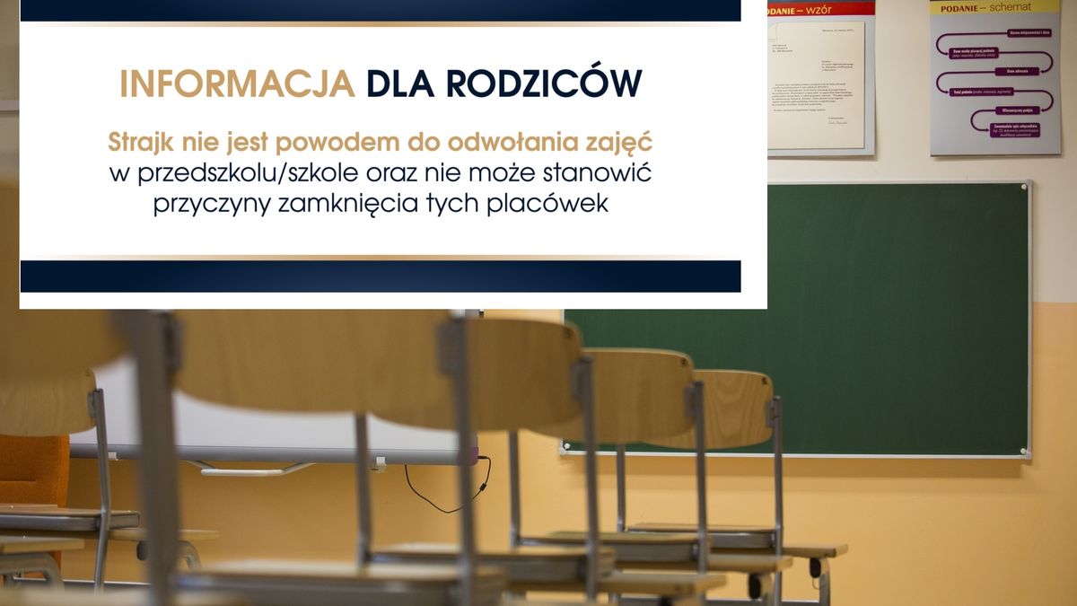 Taka informacja dla rodziców znalazła się na stronach MEN. I zelektryzowała nauczycieli