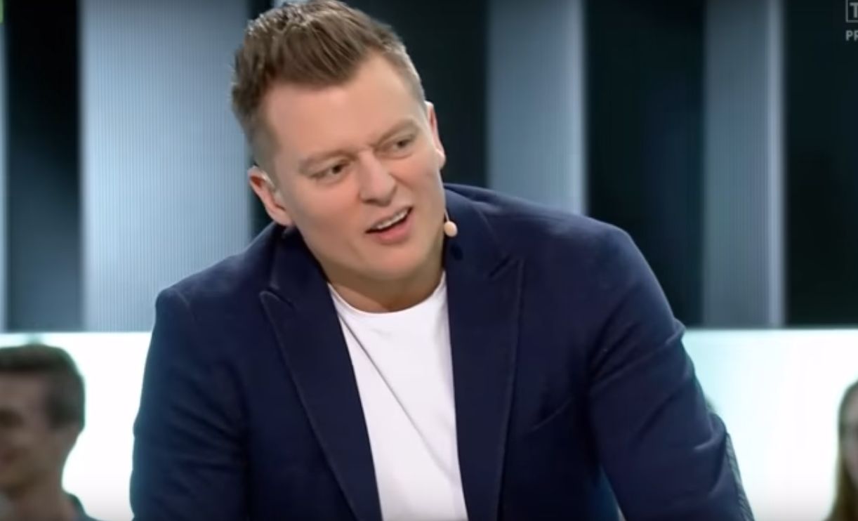 Rafał Brzozowski, prowadzący "Koło Fortuny"