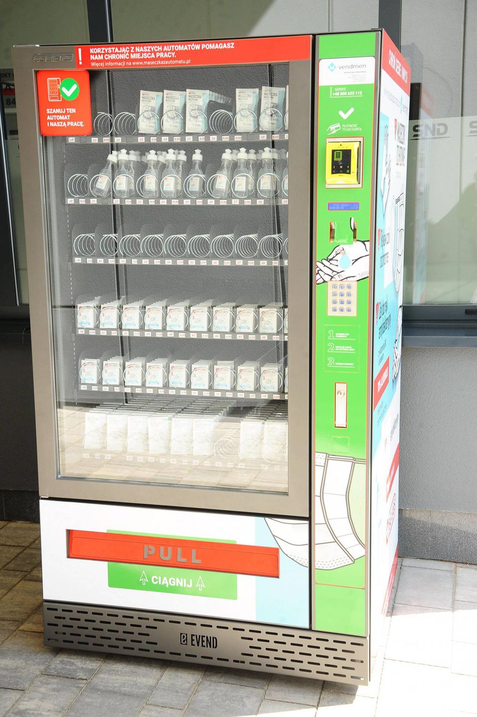 Maseczkomat w Warszawie