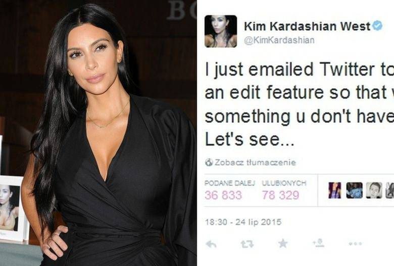 Kim Kardashian wpadła na genialny pomysł, który docenił współzałożyciel Twittera!