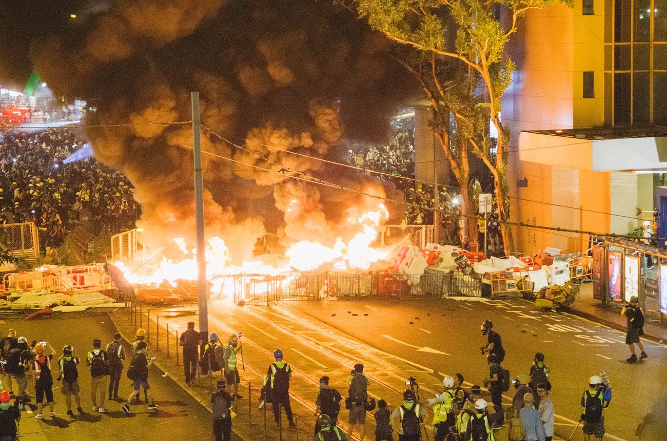 Hongkong. Protesty przybierają na sile