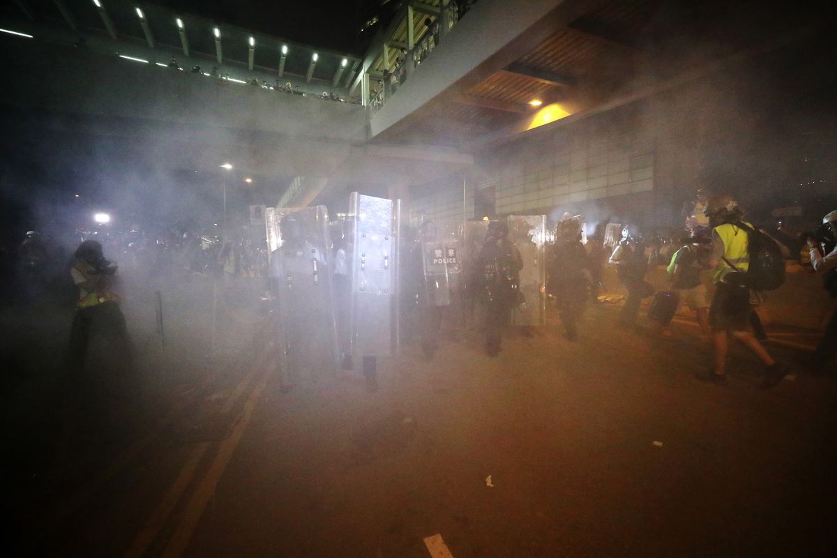 Hongkong. Ponad 50 osób rannych podczas pacyfikacji protestu