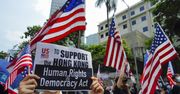 Hongkong. Manifestanci przed konsulatem USA: "Prezydencie Trump, prosimy"