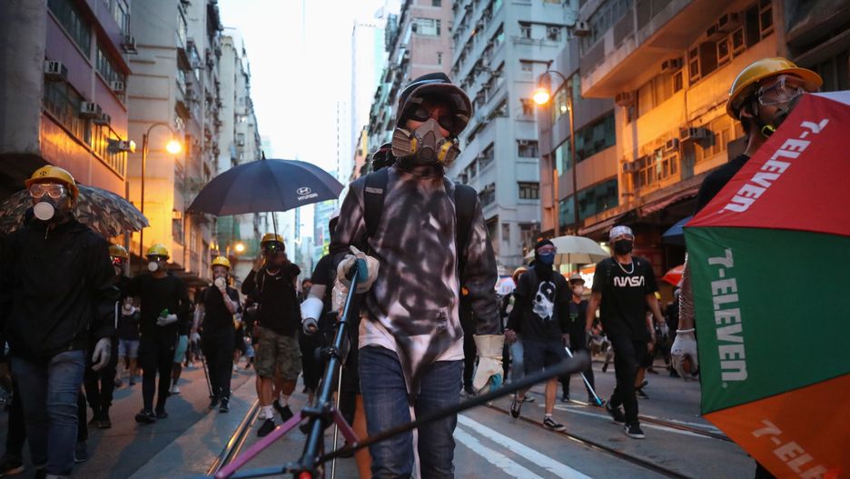Hongkong. Protesty w mieście trwały cały weekend