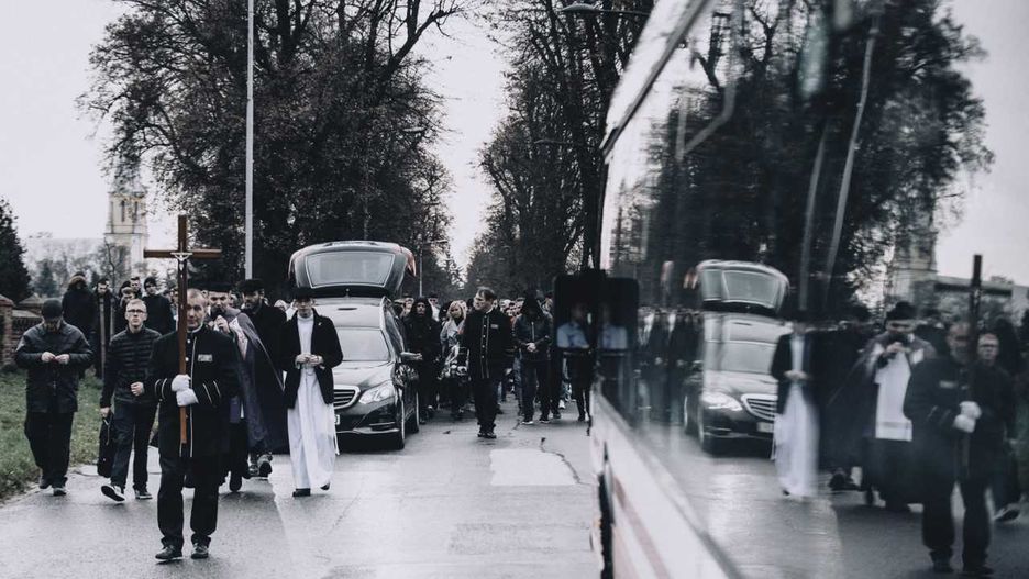 Konin, pogrzeb Adama C. Zdjęcie: Daniel Gnap.