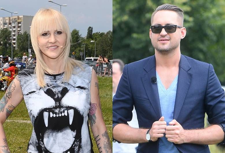 Agnieszka Chylińska i Marcin Prokop w baaardzo obcisłych rurkach na planie "Mam talent". Sexy?
